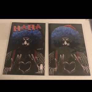HAHA #3 John Gallagher Comic Book Variant Virgin Set Wanted Comix - Brand New